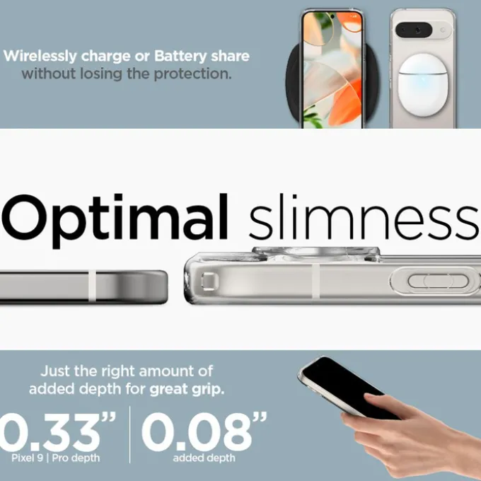Etui SPIGEN ULTRA HYBRID GOOGLE PIXEL 9 / 9 PRO CRYSTAL CLEAR