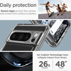 Etui Spigen Ultra Hybrid Google Pixel 8 Pro Crystal Clear Case