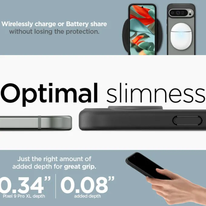 Etui SPIGEN ULTRA HYBRID GOOGLE PIXEL 9 PRO XL MATTE BLACK