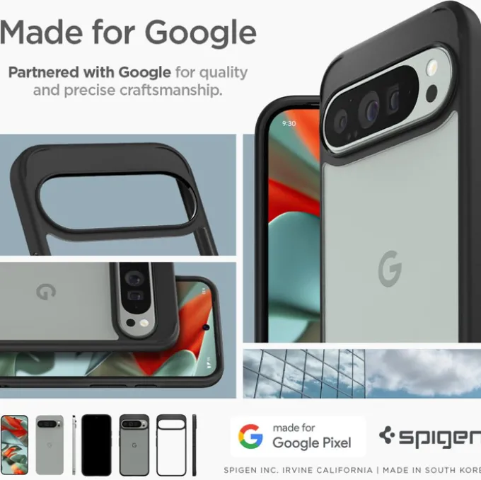 Etui SPIGEN ULTRA HYBRID GOOGLE PIXEL 9 PRO XL MATTE BLACK