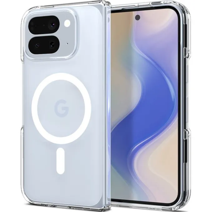 ETUI SPIGEN ULTRA HYBRID GOOGLE PIXEL 10 PRO FOLD MAGSAFE CLEAR WHITE