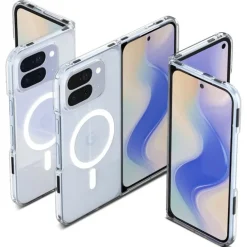 ETUI SPIGEN ULTRA HYBRID GOOGLE PIXEL 10 PRO FOLD MAGSAFE CLEAR WHITE