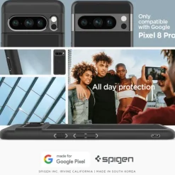 Etui Spigen Ultra Hybrid Google Pixel 8 Pro Matte Black Case
