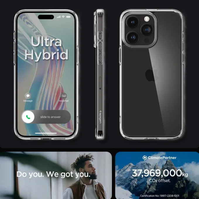 Etui Spigen Ultra Hybrid iPhone 15 Pro Max Crystal Clear