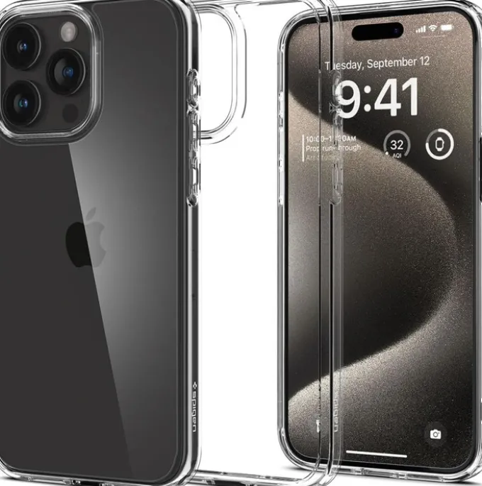 Etui Spigen Ultra Hybrid iPhone 15 Pro Max Crystal Clear