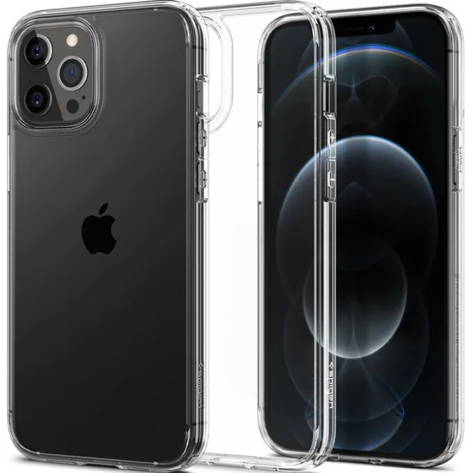 Etui SPIGEN Ultra Hybrid iPhone 12 12 Pro Clear Przeźroczyste Case