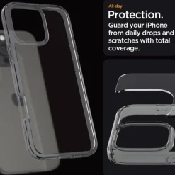 ETUI SPIGEN ULTRA HYBRID IPHONE 16 PRO MAX SPACE CRYSTAL