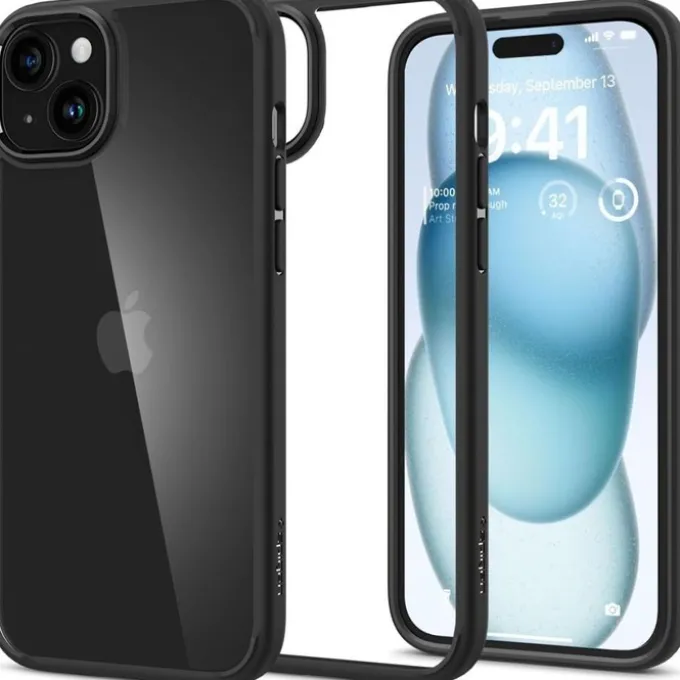 Etui Spigen Ultra Hybrid iPhone 15 Matte Black Case