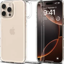 ETUI SPIGEN ULTRA HYBRID IPHONE 16 PRO CRYSTAL CLEAR