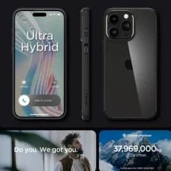 Etui Spigen Ultra Hybrid iPhone 15 Pro Matte Black