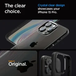Etui Spigen Ultra Hybrid iPhone 15 Pro Matte Black