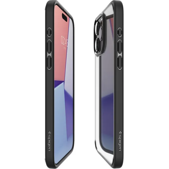 Etui Spigen Ultra Hybrid iPhone 15 Pro Matte Black