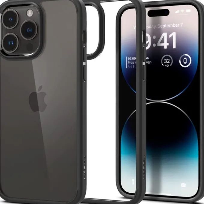 Etui Spigen Ultra Hybrid iPhone 14 Pro Max Matte Black