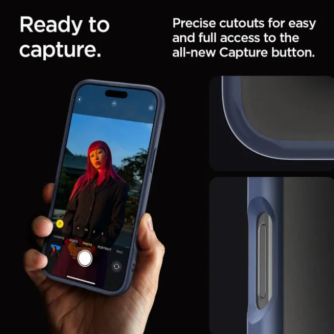 Etui Spigen Ultra Hybrid Iphone 16 Pro Max Navy Blue