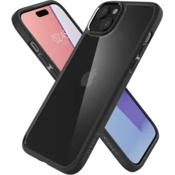 Etui Spigen Ultra Hybrid iPhone 15 Plus Matte Black Case