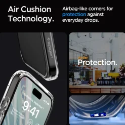 Etui Spigen Ultra Hybrid iPhone 15 Pro Frost Clear Case