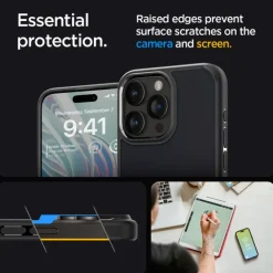 Etui Spigen Ultra Hybrid iPhone 15 Pro Frost Black Case
