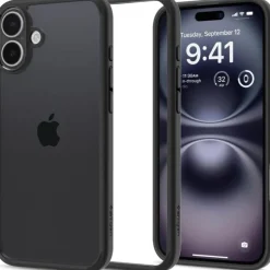 Etui SPIGEN ULTRA HYBRID IPHONE 16 PLUS MATTE BLACK