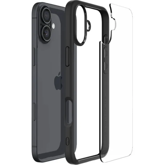 Etui SPIGEN ULTRA HYBRID IPHONE 16 PLUS MATTE BLACK