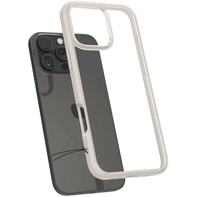 ETUI SPIGEN ULTRA HYBRID IPHONE 16 PRO NATURAL TITANIUM