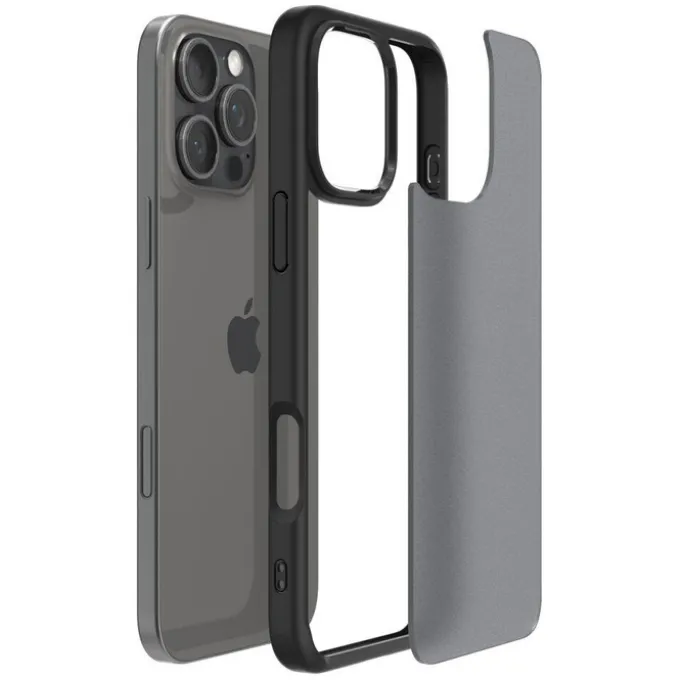 ETUI SPIGEN ULTRA HYBRID IPHONE 16 PRO FROST BLACK