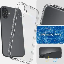 Etui SPIGEN ULTRA HYBRID IPHONE 16 PLUS CRYSTAL CLEAR