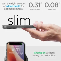 Etui SPIGEN ULTRA HYBRID IPHONE 16 PLUS CRYSTAL CLEAR