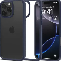 ETUI SPIGEN ULTRA HYBRID IPHONE 16 PRO NAVY BLUE