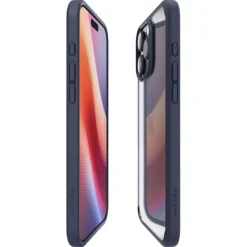 ETUI SPIGEN ULTRA HYBRID IPHONE 16 PRO NAVY BLUE