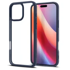ETUI SPIGEN ULTRA HYBRID IPHONE 16 PRO NAVY BLUE