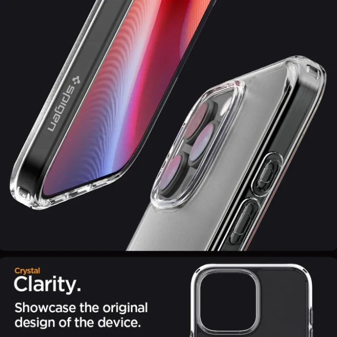 ETUI SPIGEN ULTRA HYBRID IPHONE 16 PRO FROST CLEAR