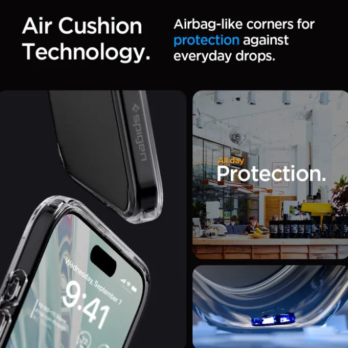Etui SPIGEN ULTRA HYBRID IPHONE 15 PRO SPACE CRYSTAL