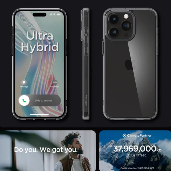 Etui SPIGEN ULTRA HYBRID IPHONE 15 PRO SPACE CRYSTAL