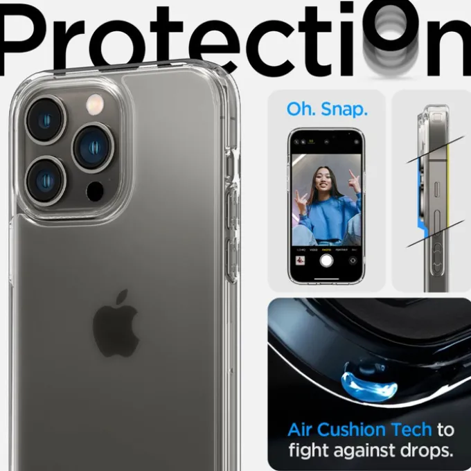 Etui Spigen Ultra Hybrid iPhone 14 Pro Frost Clear