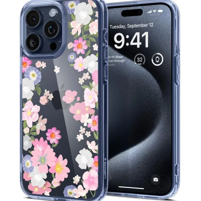 Etui Spigen Ultra Hybrid iPhone 15 Pro Blossom