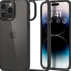 Etui Spigen Ultra Hybrid iPhone 14 Pro Matte Black