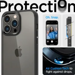 Etui Spigen Ultra Hybrid iPhone 14 Pro Matte Black