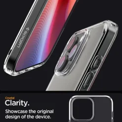 ETUI SPIGEN ULTRA HYBRID IPHONE 16 PRO MAX CRYSTAL CLEAR