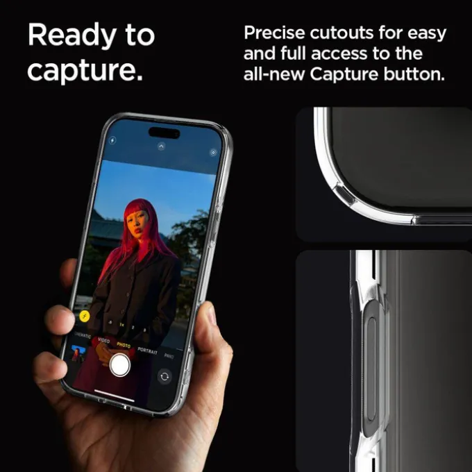 ETUI SPIGEN ULTRA HYBRID IPHONE 16 PRO MAX CRYSTAL CLEAR