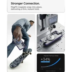 ETUI SPIGEN ULTRA HYBRID MAG MAGSAFE SAMSUNG GALAXY S26 DEEP PURPLE