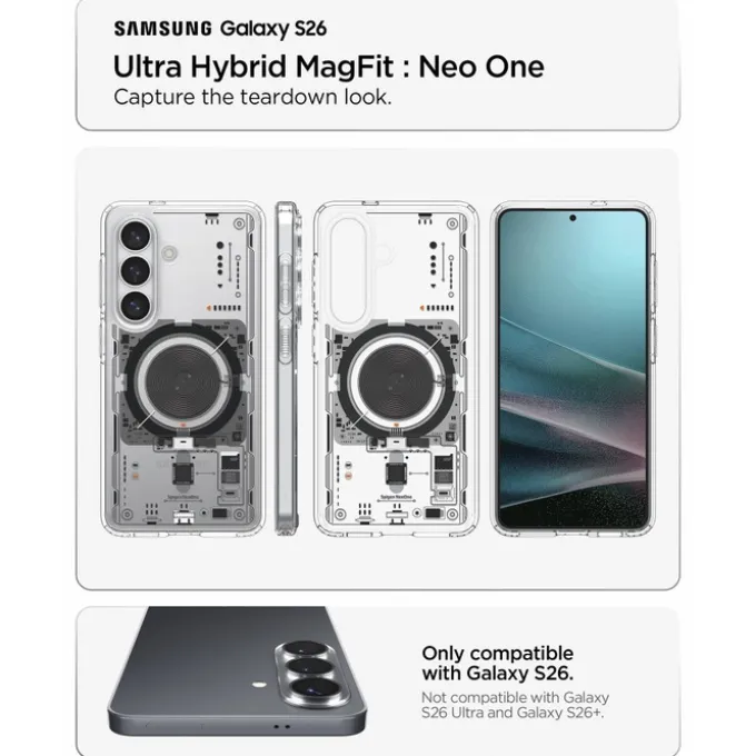 ETUI SPIGEN ULTRA HYBRID MAG MAGSAFE SAMSUNG GALAXY S26 NEO ONE