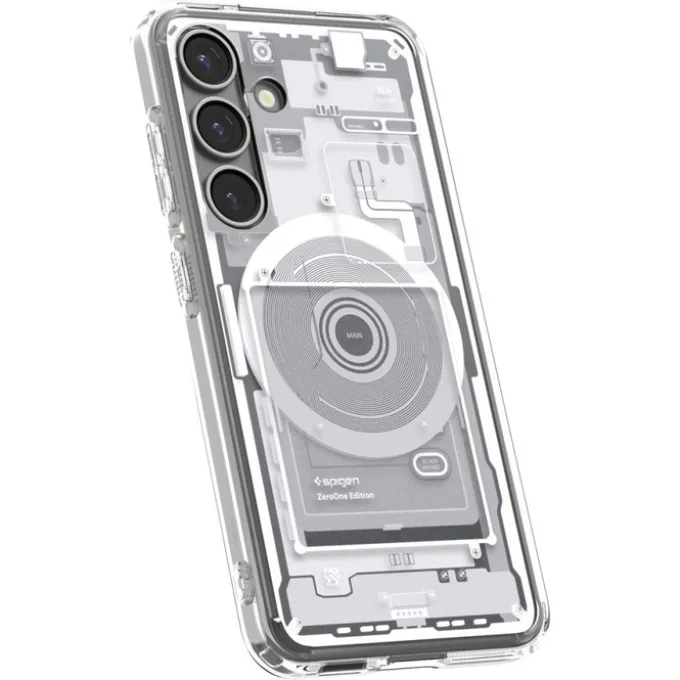 Etui SPIGEN ULTRA HYBRID MAG MAGSAFE GALAXY S25 ZERO ONE WHITE
