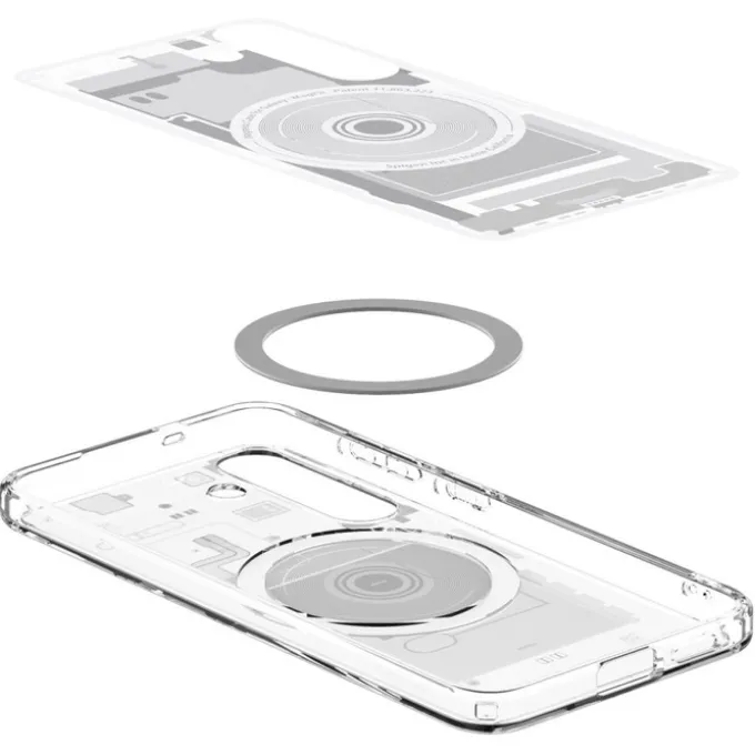 Etui SPIGEN ULTRA HYBRID MAG MAGSAFE GALAXY S25 ZERO ONE WHITE