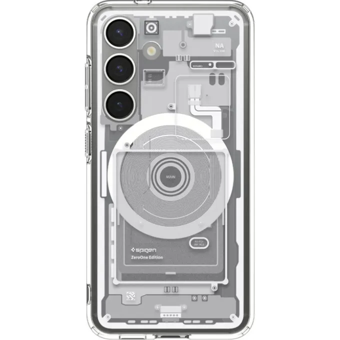 Etui SPIGEN ULTRA HYBRID MAG MAGSAFE GALAXY S25 ZERO ONE WHITE