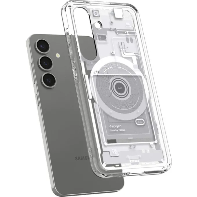 Etui SPIGEN ULTRA HYBRID MAG MAGSAFE GALAXY S25 ZERO ONE WHITE