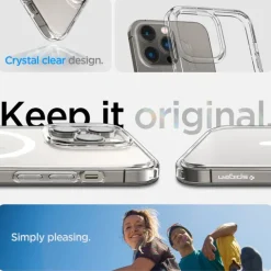 Etui Spigen Ultra Hybrid Mag Magsafe iPhone 14 Pro Max White/Clear Case