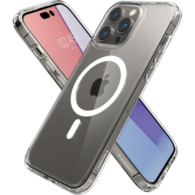 Etui Spigen Ultra Hybrid Mag Magsafe iPhone 14 Pro Max White/Clear Case