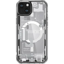 Etui Spigen Ultra Hybrid Mag Magsafe iPhone 15 Plus Zero One White Case
