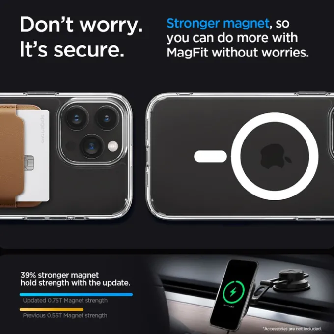 Etui Spigen Ultra Hybrid Mag Magsafe iPhone 15 Pro White Case