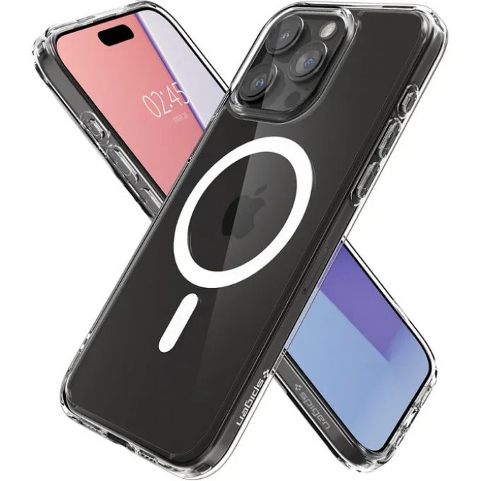 Etui Spigen Ultra Hybrid Mag Magsafe iPhone 15 Pro White Case